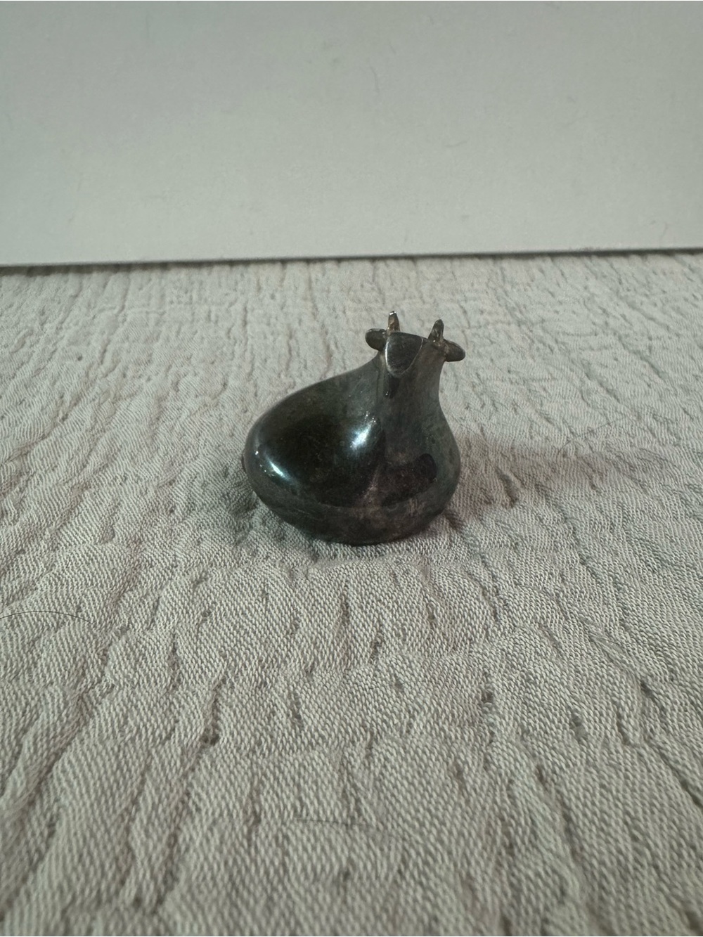 Vintage Dansk Gunnar Cyrén MCM Metal Bull Paperweight Figurine